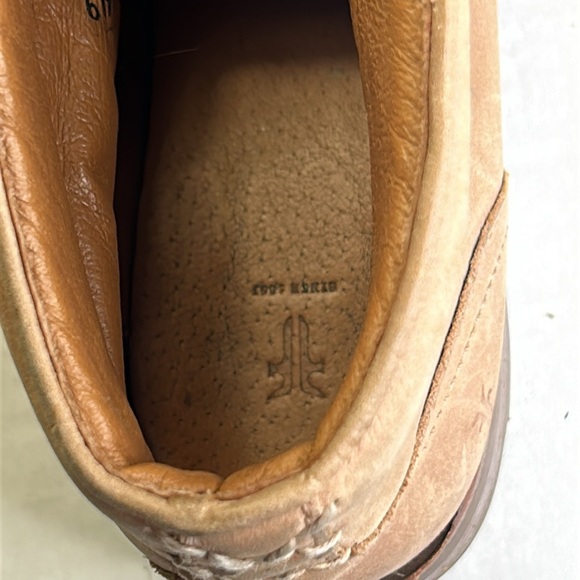 FRYE WOMENS TART PINK BOOTS GENUINE LEATHER ALTA HICKER BOOT IN DUSTY ROSE 9B - Picture 10 of 14